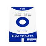 Exacompta EXACOMPTA Karteikarten, 100 x 150 m m, blanko, weiß