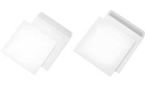 MAILmedia Briefumschläge Zack & Kl app, 220x220 mm, weiß (8703874)