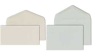 MAILmedia Briefumschläge DIN lang, naßklebend, grau (8703913)