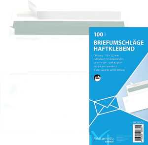 Briefhülle DL HK 100ST 80g weiß MAILMEDIA 30002416
