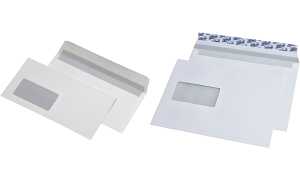 MAILmedia Briefumschläge C5, haftkl ebend, mit Fenster, weiß (8711160)