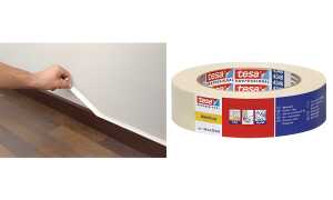 tesa Maler Krepp 4348 Standard Papi erabdeckband, 30 mm x 50m