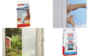 tesa Fliegengitter STANDARD für Fen ster, 1,00 m x 1,00 m (8755101)