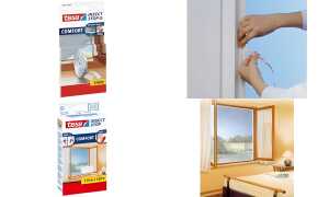 tesa Fliegengitter COMFORT für Fens ter, 1,30 x 1,50 m (8755128)