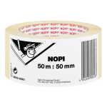 NOPI Maler Krepp Papierabdeckband, 50 mm x 50 m, beige...