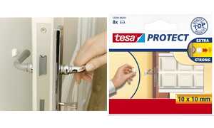 tesa Protect Schutzpuffer, quadrati sch, 10 x 10 mm, weiß (8757899)