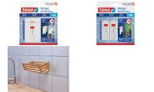 tesa Powerstrips Klebenagel für Fli esen und Metall, 4,0 kg (8759230)