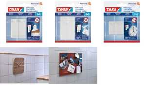 tesa Powerstrips Klebenagel für Fli esen und Metall, 4,0 kg (8759231)