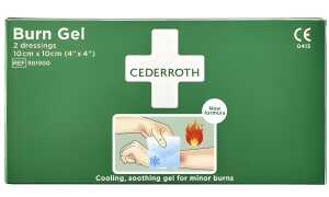 CEDERROTH Verbrennungs-Gelkompresse , 100 x 100 mm (8910034)
