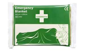 CEDERROTH Rettungsdecke, 1.600 x 2. 100 mm, silber/gold (8910048)