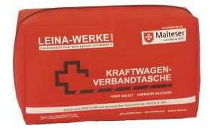 LEINA KFZ-Verbandtasche Compact, In halt DIN 13164, rot (89110081)