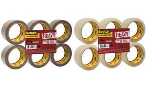 3M Scotch Verpackungsklebeband HEAV Y, 50 mm x 66 m, braun (9005066)