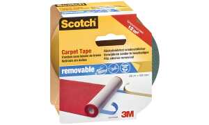 Scotch Teppichklebeband wiederablös bar, 50 mm x 20 m, blau (9031929)