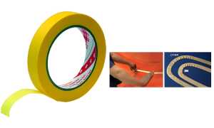 3M Malerabdeckband 244 Gold, 18 mm x 50 m (9055136)