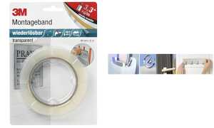3M Scotch Montageband wiederlösbar , 19 mmx5 m, transparent (9062919)
