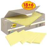 Post-it Haftnotizblock - 76 x 76 mm, pastellgelb, 24 x...