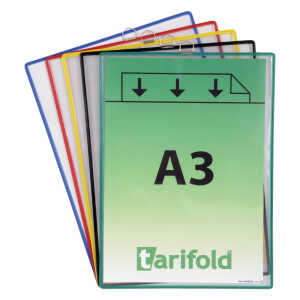 tarifold Hängetafel DIN A3 hoch, fa rbig sortiert (93153509)