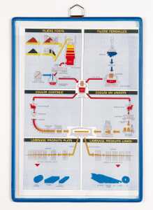 tarifold Notizhalter, DIN A4, blau (93184501)