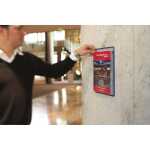 tarifold Prospekttasche mit Öse, DI N A4, blau...