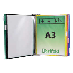 tarifold Wandsichttafelsystem Metal l, DIN A3, bestückt (93413109)