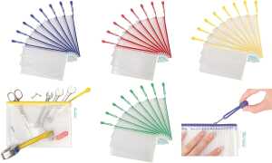 tarifold Reißverschlusstasche ZIPPE R, DIN A5, PVC, blau (93509021)
