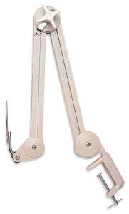 tarifold Schwenkarm mit Tischklemme , lichtgrau (93580101)