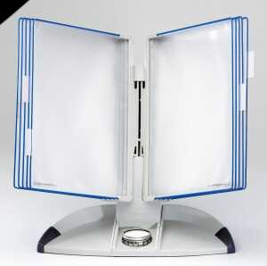 tarifold Tischständer Design, lic htgrau/blau (93734301)