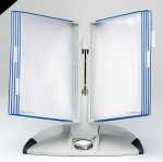 tarifold Tischständer Design, lic htgrau/blau...