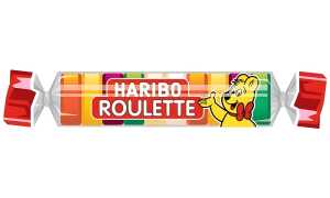 HARIBO Fruchtgummi ROULETTE Rolle, 25 g Rolle (9540013)