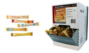 HELLMA Rohrzucker-Sticks, im Displa ykarton (9613701)