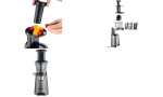 SEVERIN Entsafter Slow Juicer ES 3571, grau / schwarz...