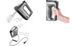 SEVERIN Handmixer HM 3832, 400 W, g rau-metallic /...