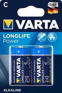 Varta Batterien LONGLIFE Power - Baby/LR14/C, 1,5 V