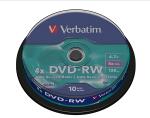 DVD Rohling -RW, 4,7 GB 4-fach, 10er Spindel