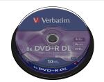 Rohling DVD+R Double Layer 8,5 GB, 8x, 10er Spindel