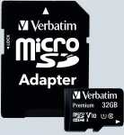 microSDHC Speicherkarte, 32 GB, Premium, Class 10, U1,...