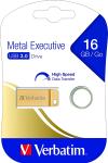 Speicherstick USB 3.0, 16 GB, Metal Executive, gold,...