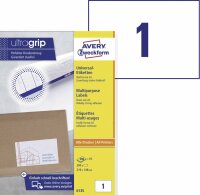 Zweckform Etiketten I+L+FL+K 210x148 mm, weiß,...