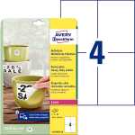 Wetterfeste Folien-Etiketten, 105 x 148mm, weiß,...