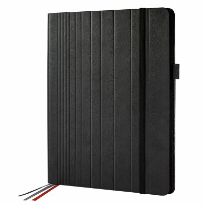 SIGEL CF110 Business Organiser Conceptum flex - A4 - schwarz - Hardcover