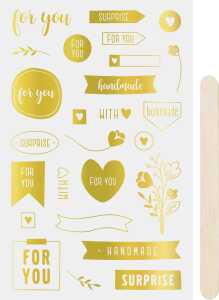 HEYDA Rubbelsticker For you go