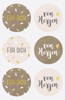 HEYDA Sticker für Dich rund 4 cm