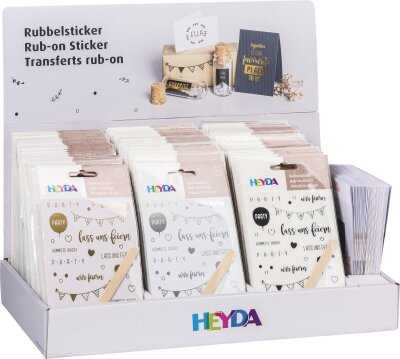 HEYDA Display Rubbelsticker