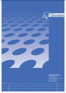 Glocken Schulblock A4 Lineatur 27 50Bl