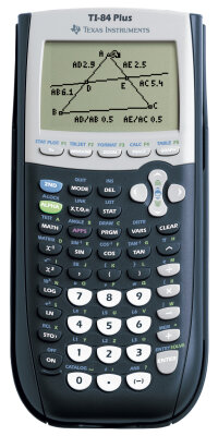 Texas Instruments Graphikrechner TI-84 PLUS dunkelblau, Sprache: DE, SW, EN, PT