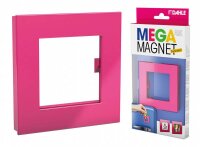 Dahle MEGA Magnet SQUARE XL pink, 75 x 75 mm mit...