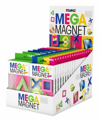 Dahle MEGA Magnet XL und Set Mini 27er Display, farbig sortiert