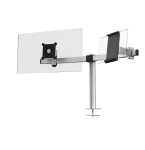 Durable Monitorhalter Tischdurchführun für 1 Monitor und 1 Tablet si