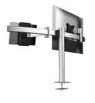 Durable Monitorhalter Tischdurchführun für 1 Monitor und 1 Tablet si