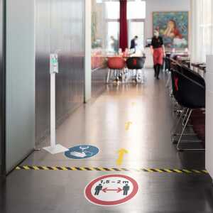 Durable Bodenmarkierung Form Pfeil ge 10St ablösbar